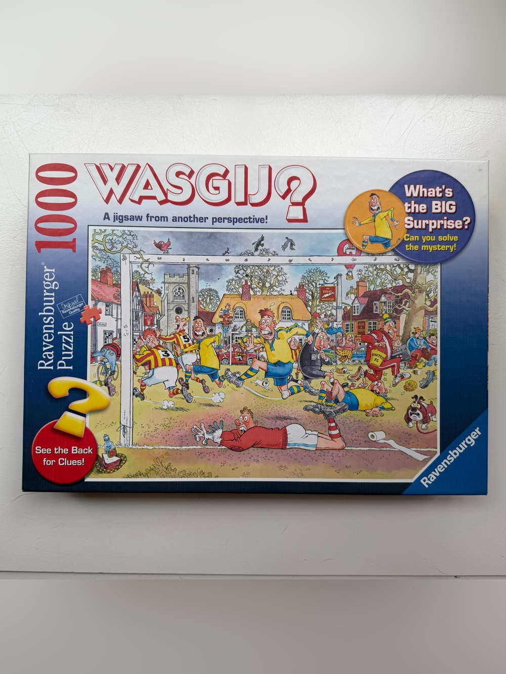 Ravensburger Wasgij? 1000-Piece Puzzle - Blue, Red, Yellow